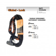 GLOBAL-LOCK Integrated chain anti-theft with disc key 8X1500 5728749