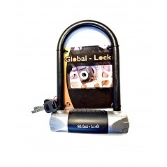 GLOBAL-LOCK Anti-theft u with disc key and light 16 185X245 5726842